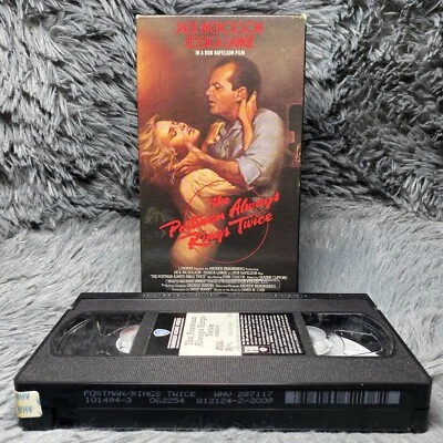 The Postman Always Rings Twice VHS 1995 VCR Video Tape Movie Jack Nicholson — 第 1/4 张图片