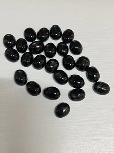 Schwarzer Stern Oval Cabochons Lose Edelstein 10x8 mm Natürlich 1 Stück Lot DG5 - Bild 1 von 6