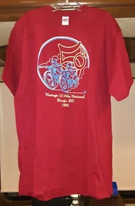 VINTAGE 50TH AMR 1/2 MILE NATIONAL STURGIS S.D. 1990 T-SHIRT - Picture 1 of 4