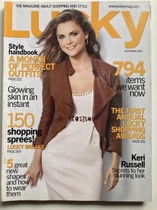 KERI RUSSELL November 2007 LUCKY Magazine - Picture 1 of 1
