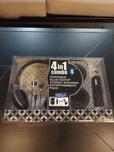 NAXA NAS3061ABLACK Portable Stereo Bluetooth(R) Speaker Pack (Black) - Picture 1 of 2