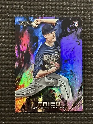2018 Topps Fire Purple/99 Max Fried #28 Rookie RC - Image 1 of 4