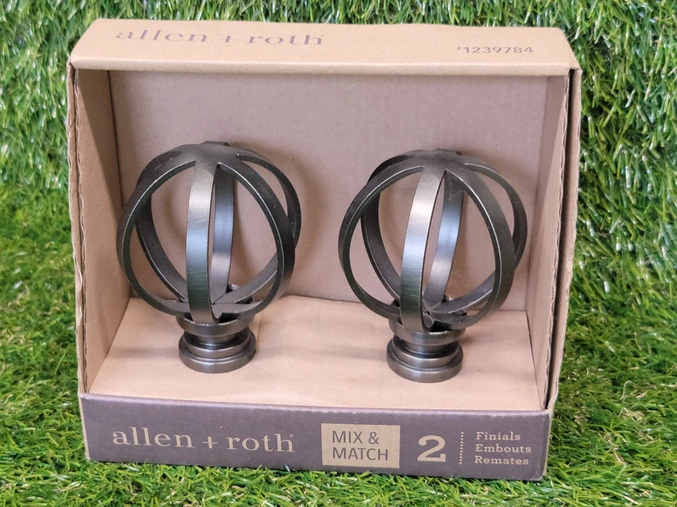 Acabados redondos de globo de metal Allen + acabado Roth Gunmetal #1239784 Foto 1 de 4