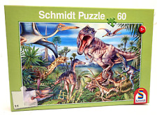 Schmidt Spiele Amongst the Dinosaurs Premium Quality Jigsaw 60 Pieces