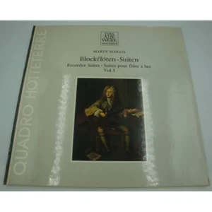 Quadro Hotteterre - Blockflöten - Suites pr flûte à bec vol.3 Marin Marais LP 19 - Imagen 1 de 4