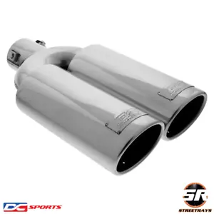Punta de escape universal pulida DC Sports EX-2012 para tubo de 1,5" - 2,25" - Imagen 1 de 4