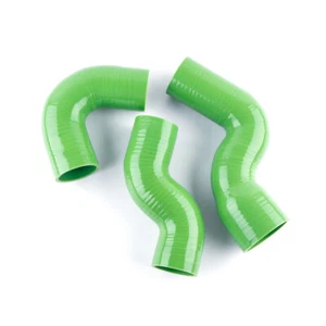 Green For LAND ROVER DEFENDER 2.5 TD5 90 110 1990+ SILICONE TURBO HOSE KIT - Picture 1 of 8