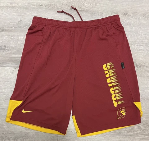 New RARE On Field Nike USC Trojans Player Edition Shorts Men’s LARGE Mistagged M Cover