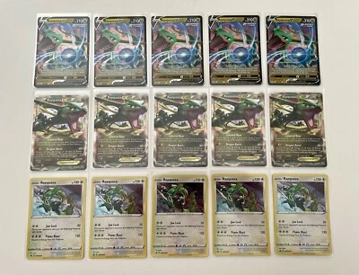 Pokemon TCG 2012 Rayquaza EX 85/124 SWSH029 V Holo Ultra Rare (15x) - Image 1 of 4