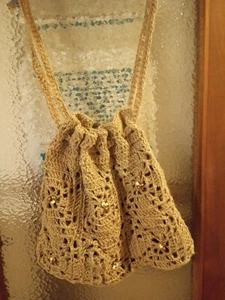  (Handarbeit) Tasche Clutch Gehäkelte Tasche  Handtasche Schultertasche  - Bild 1 von 3