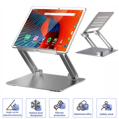 Adjustable Portable Tablet Stand Smart Phone Holder Folding Desktop Tablet Mount - Image 1 of 4