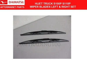 DAIHATSU HIJET S100P S110P WIPER BLADES LEFT & RIGHT SET TRUCK MINI KEI - Picture 1 of 9