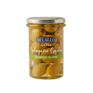 Delallo Olive Jalapeño Garlic Stuffed 5.8 oz (Pack of 6) - Picture 1 of 1