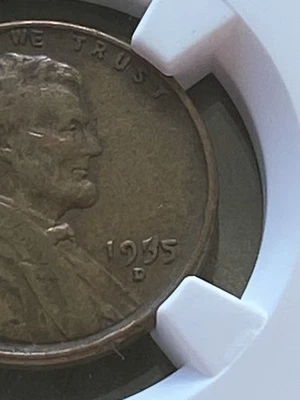 1955-D Lincoln Wheat Cent 1c–NGC XF45 BN Details Scratch on Date-Collector Grade - Image 1 of 4