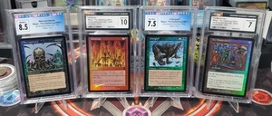 MTG - CGC Graded 4 SLAB Set - Deckmasters Box Set - Garfield vs Finkel 2001 - Picture 1 of 5