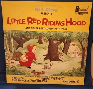 Little Red Riding Hood Walt Disney- 1969 Vinyl LP Disneyland  DQ-1284 VG/VG+ - Picture 1 of 2