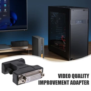 Streaming Device Compatibility Adapter Dvi Female to Vga Male Cable 24 Plus 5 - Zdjęcie 1 z 11