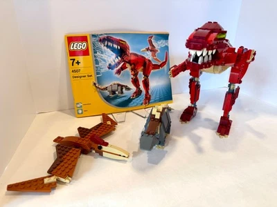 LEGO Designer Set 4507 2004 Criaturas Prehistóricas Dinosaurio T-Rex Foto 1 de 4