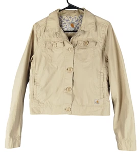 Carhartt Trail Canvas beige Jacke Damen S Arbeit Outdoor Gorpcore Utility gebraucht, in einwandfreiem Zustand - Bild 1 von 10