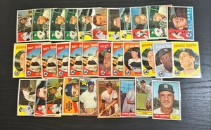 (32) Vintage Yankees Baseball Cards 1959-1962 Collection VG - Picture 1 of 2