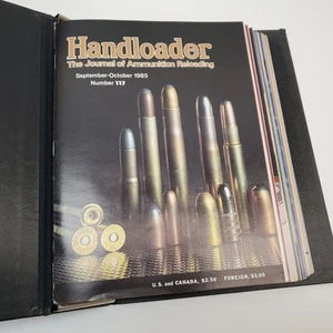 Lot of 12 Vintage Handloader Ammunition Reloading Journals 1985–87 in Binder - Foto 1 di 13