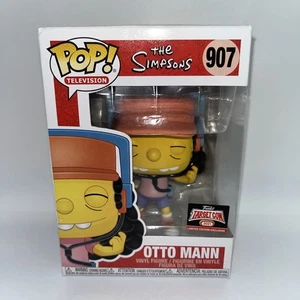 Funko Pop! Television: 2021 Exclusive The Simpsons OTTO MANN #907 - Picture 1 of 13