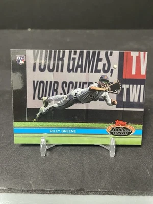 2023 Topps Stadium Club 3 Riley Greene RC 1992 Variation SP - Image 1 of 4