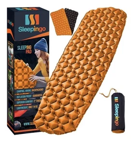 Ulta Light Camping Sleep Pad Air Mattress Backpacking Hiking Inflatable - Picture 1 of 5