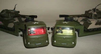 Corgi 1135 Bedford Heavy Equipment Transporter, Corgi TanK Transporters x 2. - Image 1 of 4