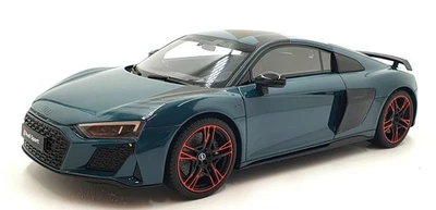 GT Spirit 1/18 Scale Resin GT863 - Audi R8 Green Hell - Blue - Image 1 of 4