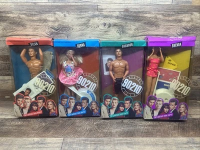 美泰 1991 年完整比佛利山庄 90210 芭比娃娃演员套装 4 件套装 — 第 1/2 张图片