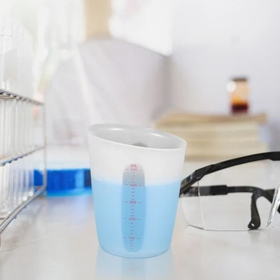  Silicone Mixing Cups Liquid Container With Graduations White Measuring - Image 1 of 4