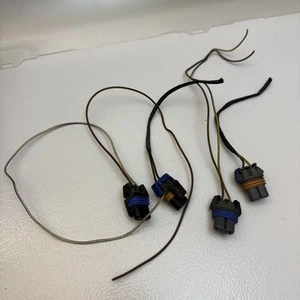 4x OEM BMW E30 US Ellipsoid Headlight Pigtail 325i 325e 325e 318is M3 Head Light - Picture 1 of 5