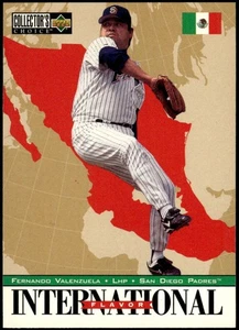1996 Upper Deck Collector's Choice International Fernando Valenzuela #334 Padres - Picture 1 of 10