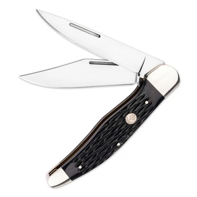 Cuchillo de Bolsillo Clásico BOKER® Treebrand 1095 Plegable Hunter Hueso Negro Hoja de 4.00" Foto 1 de 4