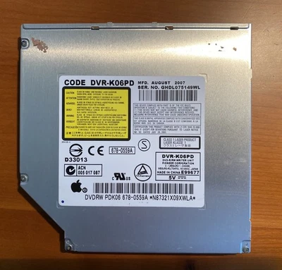 Apple DVD Reader/Writer DVDR-K06PD 678-0559A - Image 1 of 4