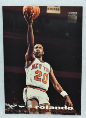 1993-94 Stadium Club Card Rolando Blackman  #342 New York Knicks Basketball - Image 1 of 2