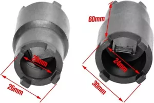 24mm 20mm Clutch Lock Nut Spanner Wrench Tool GY6 50 125 150cc Scooter ATV Bike - Picture 1 of 5