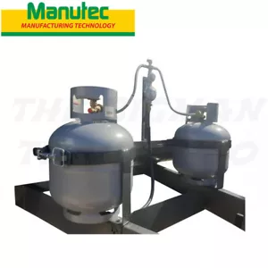 Manutec LARGE ADJUSTABLE GAS BOTTLE HOLDER A-FRAME KIT Trailer Caravan Part - Picture 1 of 6