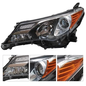 For Toyota Rav-4 2013 2014 2015 Driver Side Headlight Chrome Housing Headlamp LH - Foto 1 di 10