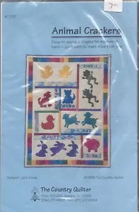 Animal Crackers Quilt Pattern ~ The Country Quilter - Jane Davila - 38" x 50" - Picture 1 of 2