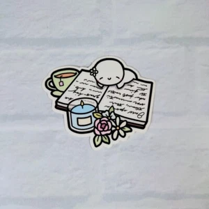 Pegatina de vinilo TheCoffeeMonsterzCo TCMC Spring Reads - NUEVA agotada - Imagen 1 de 1