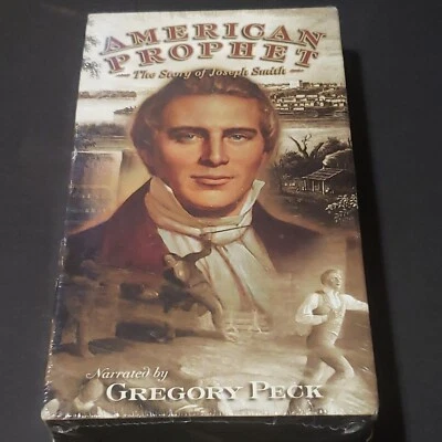 American Prophet VHS 1999 The Story Of Joseph Smith Narrated Gregory Peck SEALED - Image 1 of 4
