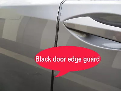 Fit 2001-2010 SATURN BLACK Door Edge Protector Guard Moulding 4pcs - Image 1 of 3