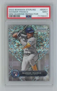 2022 Bowman Sterling Mini Diamond Refractor Wander Franco RC 046/150 PSA 9 Tampa - Bild 1 von 2