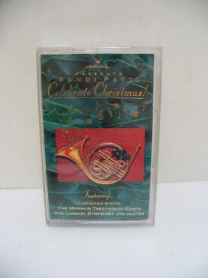 Sandi Patti Celebrate Christmas Cassette 1992 Hallmark 295XPR9715 Pop Vocal VG+ - Image 1 of 4