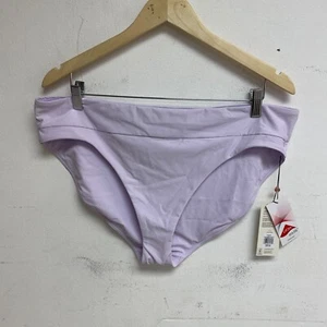 CALIA Women's Mid Rise Wide Banded High Leg Swim Bottoms Blooming Lilac WSA23414 - Picture 1 of 7