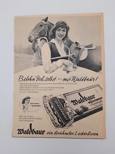 Clipping Pubblicità Advertising 1957 WALDBAUR ein gerühmter Leckerbissen - Picture 1 of 1