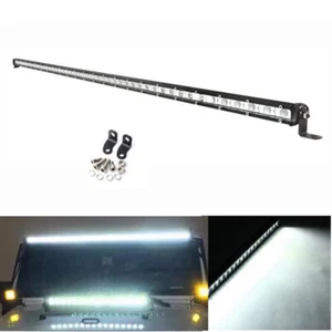 50 inch 144W Ultra Slim LED Light Bar Single Row ATV Offroad Fog Driving Truck - Picture 1 of 12