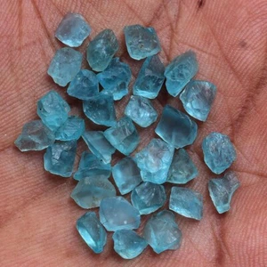 Lotto 31 pezzi pietre preziose sfuse apatite naturale grezza 5 mm-8 mm non trattate dimensioni enormi - Foto 1 di 6